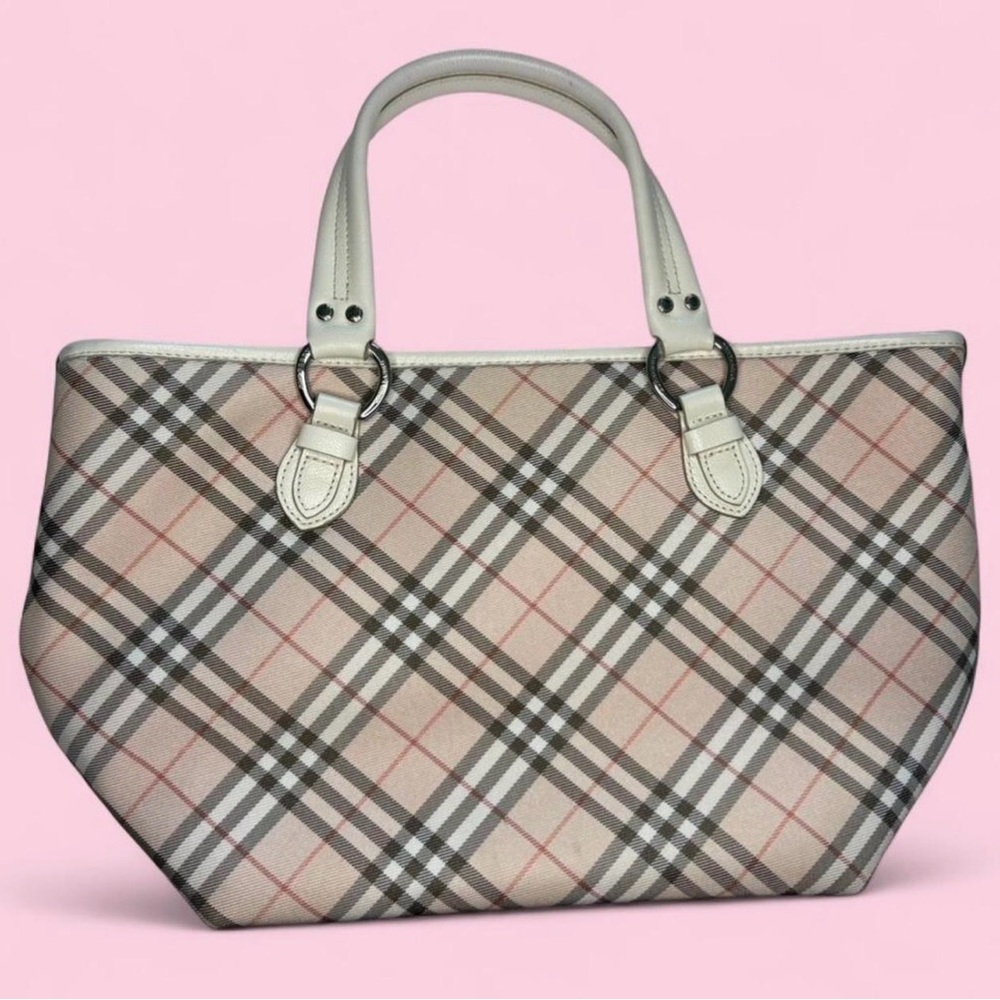 Rare Vintage Burberry Pink tote bag